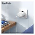 lamtech fast charger type c pd25w white lam112693 extra photo 6