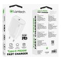 lamtech fast charger type c pd20w white lam112686 extra photo 1