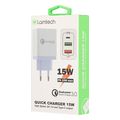 lamtech quick charger 15w high speed qc30 and type c output lam022001 extra photo 4