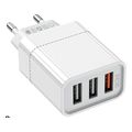 lamtech wall quick charger qc30 2x21a lam021004 extra photo 2