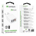 lamtech wall quick charger qc30 2x21a lam021004 extra photo 5