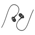 lamtech fashionable 35mm earphones with mic black lam111719 extra photo 1