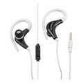 lamtech sport mobile earphones with mic white lam020229 extra photo 1