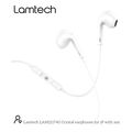 lamtech lightning wired earphones with microphone white lam111740 extra photo 4