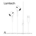lamtech lightning wired earphones with microphone white lam111740 extra photo 6