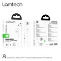 lamtech lightning wired earphones with microphone white lam111740 extra photo 8