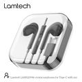 lamtech type c mobile earphones with microphone black lam020946 extra photo 4