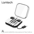 lamtech type c mobile earphones with microphone black lam020946 extra photo 5