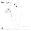 lamtech type c mobile earphones with microphone white lam020939 extra photo 4