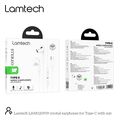 lamtech type c mobile earphones with microphone white lam020939 extra photo 7