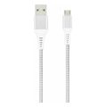lamtech micro usb high quality unbreakable cable silver 2m lam450275 extra photo 1