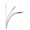 lamtech micro usb high quality unbreakable cable silver 2m lam450275 extra photo 3