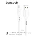 lamtech datacable micro usb 2m white lam440993 extra photo 1