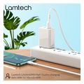 lamtech datacable micro usb 2m white lam440993 extra photo 5