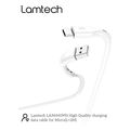 lamtech datacable micro usb 2m white lam440993 extra photo 7
