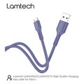 lamtech datacable micro usb 1m blue lam445172 extra photo 5