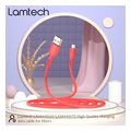 lamtech datacable micro usb 1m red lam445165 extra photo 5