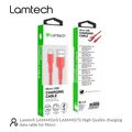 lamtech datacable micro usb 1m red lam445165 extra photo 6