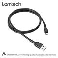 lamtech datacable micro usb 1m black lam439874 extra photo 3