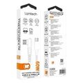 lamtech type c to type c 60w angled data charge cable 1m white lam114307 extra photo 5