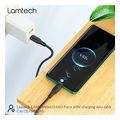 lamtech charge and data cable type c to type c 60w 1m black lam114406 extra photo 5