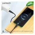 lamtech charge and data cable type c to type c 60w 2m black lam114413 extra photo 8