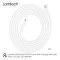 lamtech charge and data cable type c to type c 60w 2m white lam113133 extra photo 5