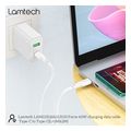lamtech charge and data cable type c to type c 60w 1m white lam113126 extra photo 6