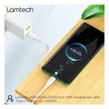 lamtech charge and data cable type c to type c 60w 1m white lam113126 extra photo 8