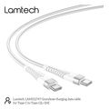 lamtech hq unbreakable cable type c to type c white 1m lam112747 extra photo 5