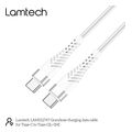 lamtech hq unbreakable cable type c to type c white 1m lam112747 extra photo 6