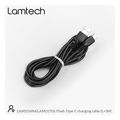 lamtech datacable type c 3m black lam111696 extra photo 4