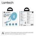lamtech type c 30a flat charging cable 1m blue lam111832 extra photo 4