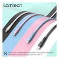 lamtech type c 30a flat charging cable 1m white lam111818 extra photo 5