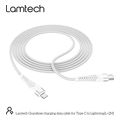 lamtech hq unbreakable cable type c to type c white 2m lam023633 extra photo 3