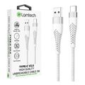 lamtech type c v20 high quality unbreakable cable silver 2m lam450299 extra photo 1