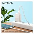 lamtech datacable type c 2m white lam446841 extra photo 9