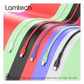 lamtech datacable type c 1m red lam446810 extra photo 1