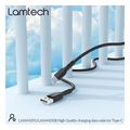 lamtech datacable type c 1m black lam442911 extra photo 4