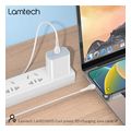 lamtech fast charging and data cable type c to lightning 1m 27w white lam114505 extra photo 4