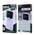 power bank wk 10000mah 225w pdx1 amp qc20x2 purple wp 43 extra photo 1