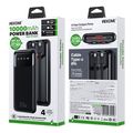 power bank wk 10000mah 225w pdx1 amp qc30x1 black wp 63 extra photo 1