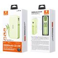 power bank wk 10000mah 225w pdx1 amp qc30x1 green wp 46 extra photo 1