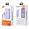 power bank wk 10000mah 225w pdx1 amp qc30x1 purple wp 46 extra photo 1