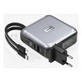 power bank wk 15000mah 225w qc30x1 silver wp 20 extra photo 1