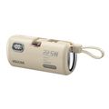 power bank wk 5000mah 225w pdx2 beige wp 19 extra photo 1