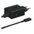 samsung wall charger 50w 2x type c type c cable black ep t5020xb extra photo 3