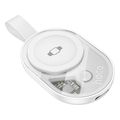 hoco cw60 magnetic charging dock apple watch series white extra photo 1