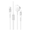 hoco cw54 charging cable apple watch series iphone ipad lightning white extra photo 2