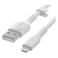 belkin caa008bt2mwh boost charge usb a lightning silicon cable 20m white extra photo 3